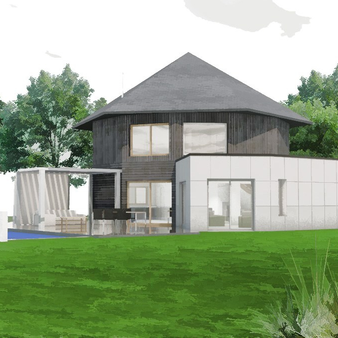 branellec bataille architecte extension maison bois contemporaine gonneville mer 3D